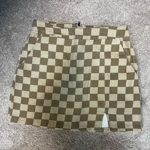 Lane 201 Checkered Skirt
